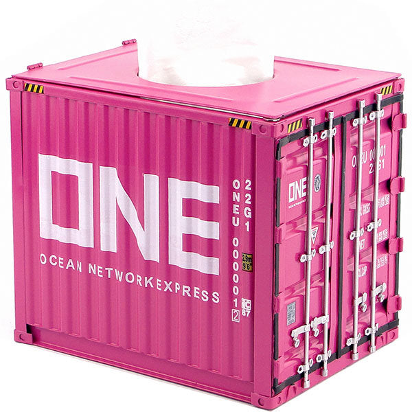 Industrial Container-Style Metal Tissue Box – Vintage Iron Decor – Statement Storage for Home & Office